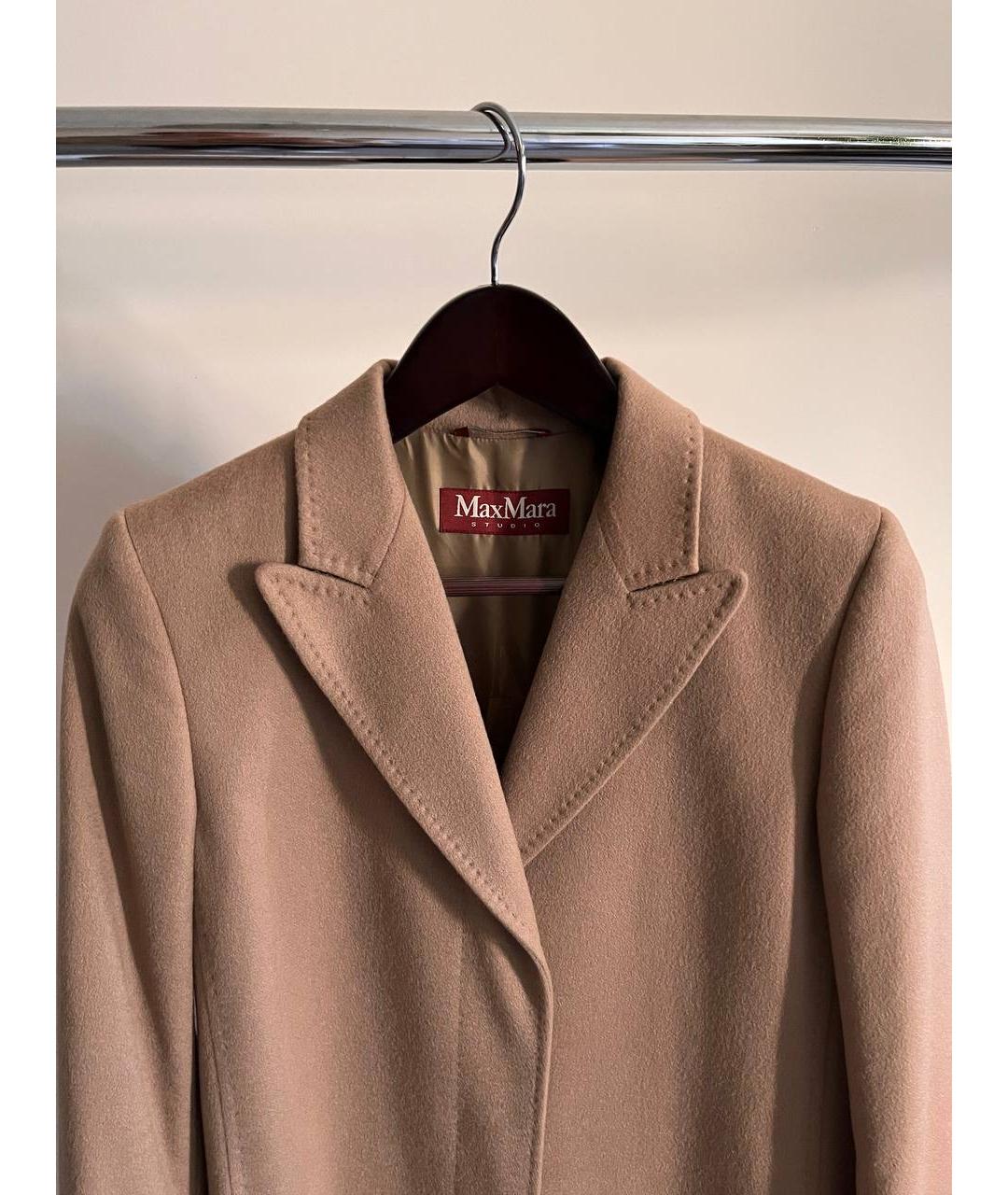 MAX MARA Бежевое кашемировое пальто, фото 2