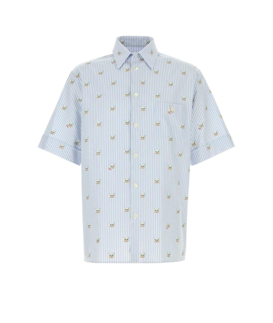 VALENTINO Мульти хлопковая кэжуал рубашка, фото 1