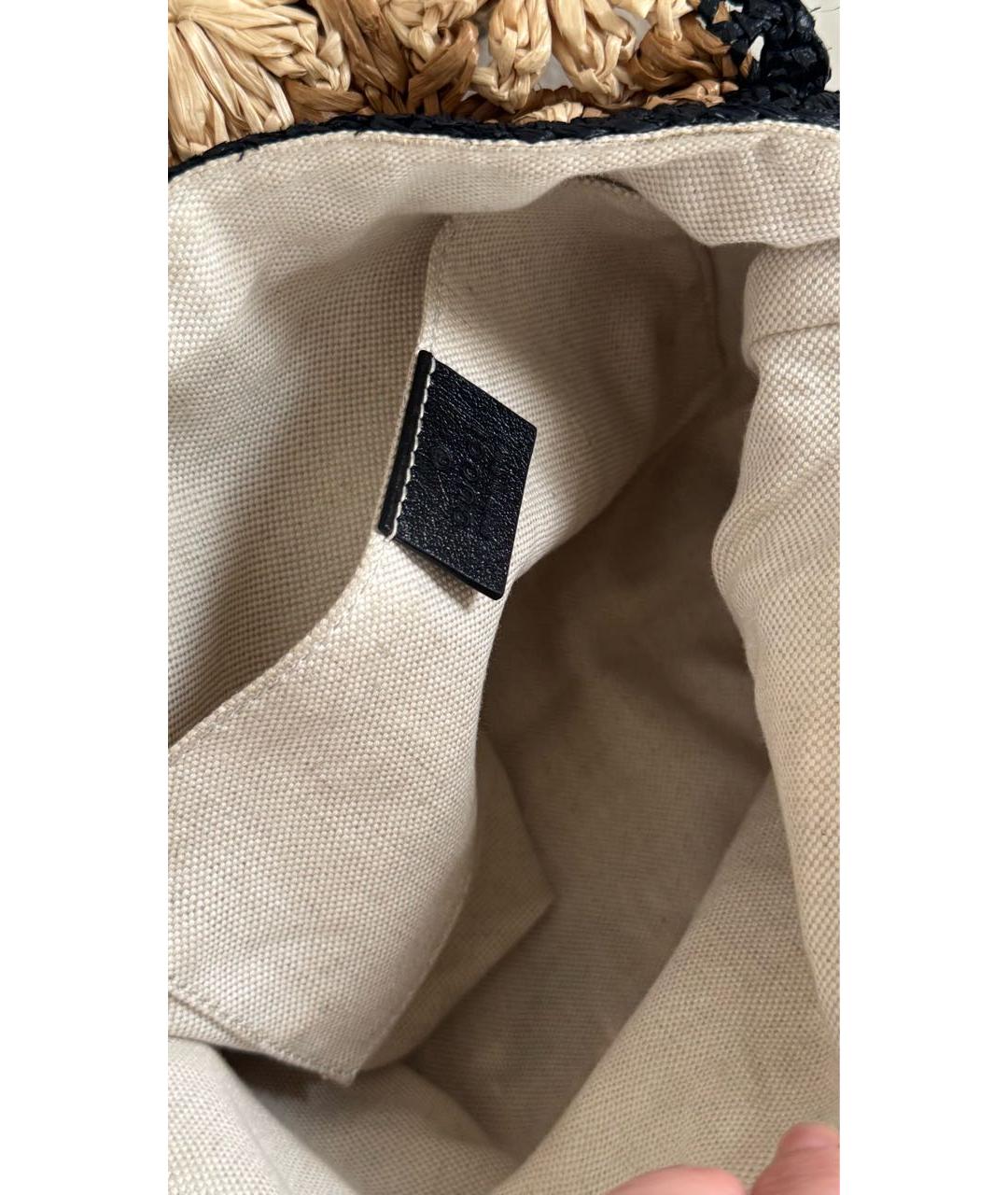 GUCCI Бежевая пелетеная сумка через плечо, фото 4