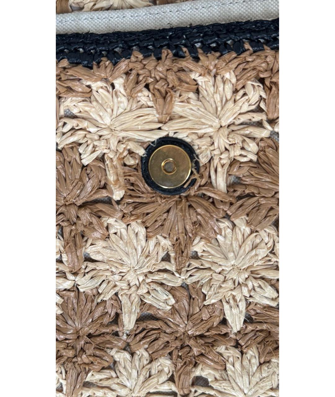 GUCCI Бежевая пелетеная сумка через плечо, фото 8