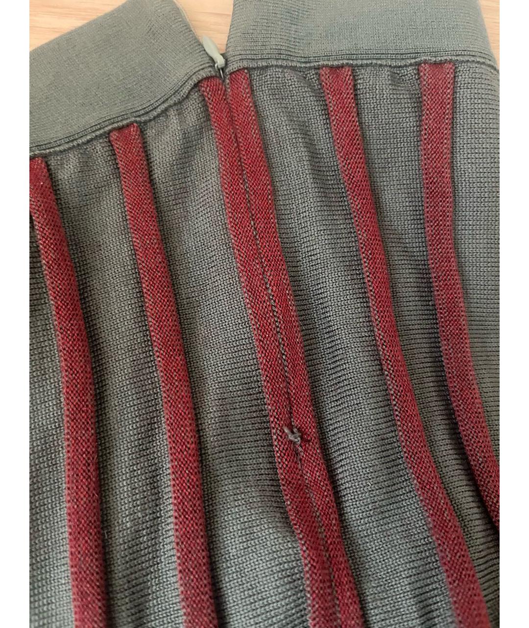 SONIA RYKIEL Зеленая шерстяная юбка макси, фото 5