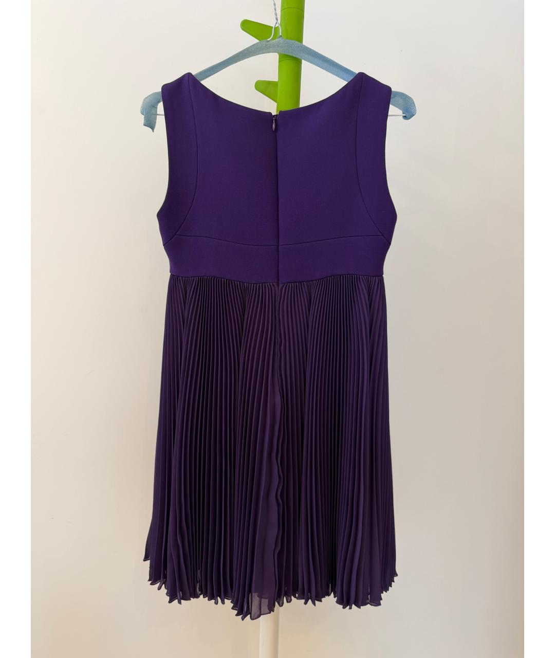 PRADA Фиолетовое вискозное вечернее платье, фото 2