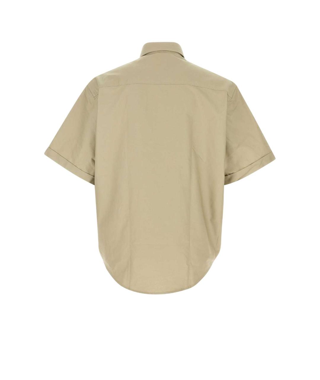 Ami Paris Зеленая хлопковая кэжуал рубашка, фото 2