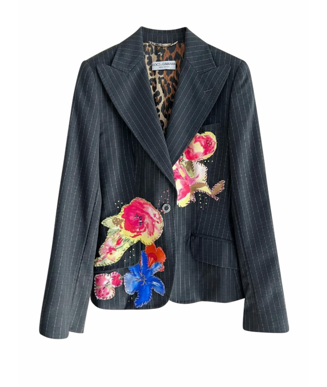 DOLCE&GABBANA Черный жакет/пиджак, фото 1