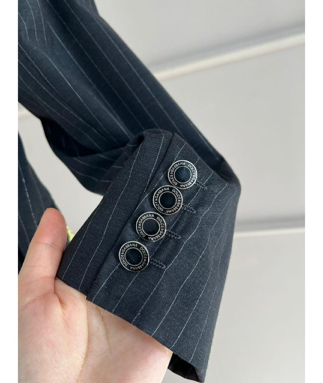 DOLCE&GABBANA Черный жакет/пиджак, фото 7