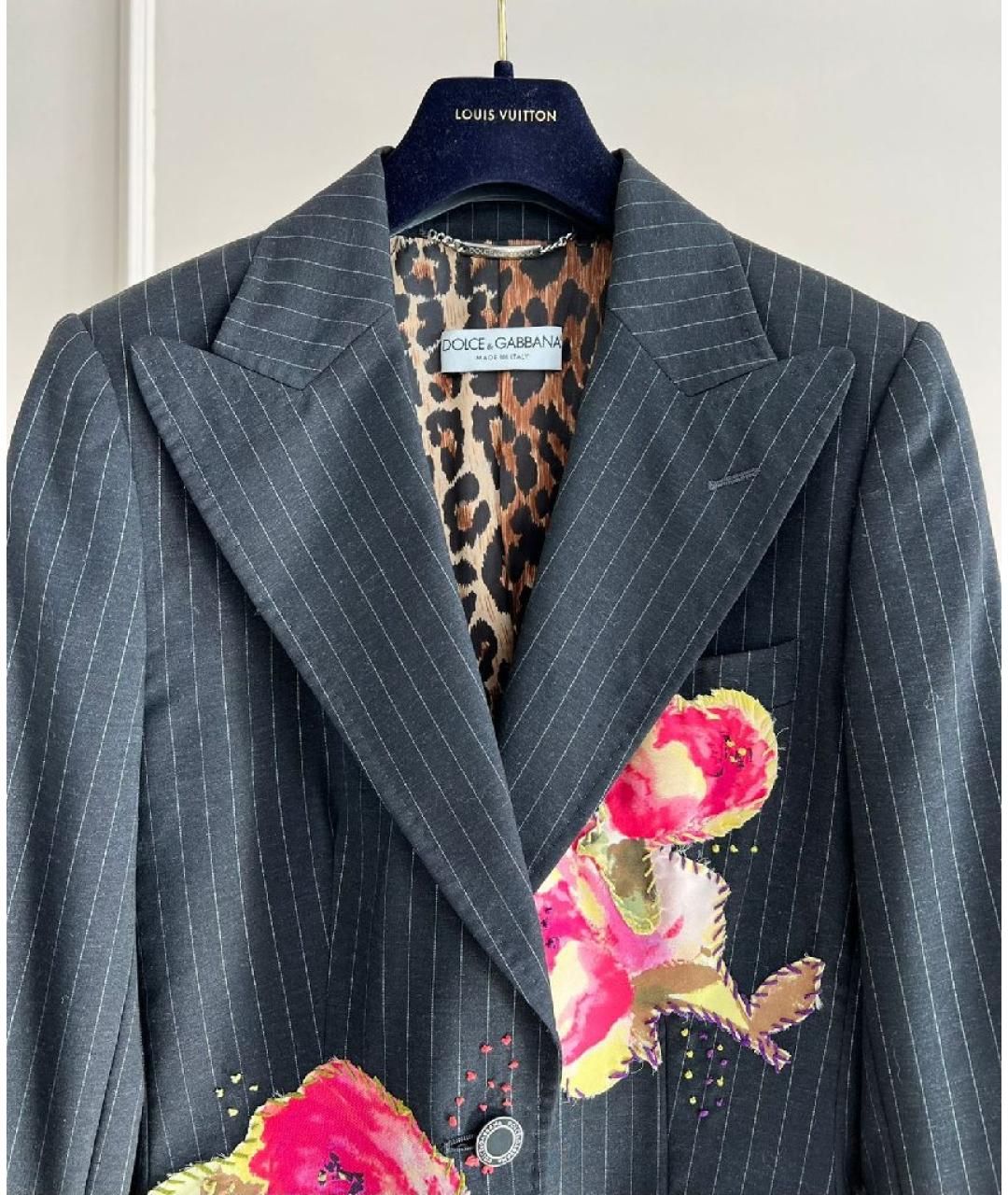 DOLCE&GABBANA Черный жакет/пиджак, фото 3