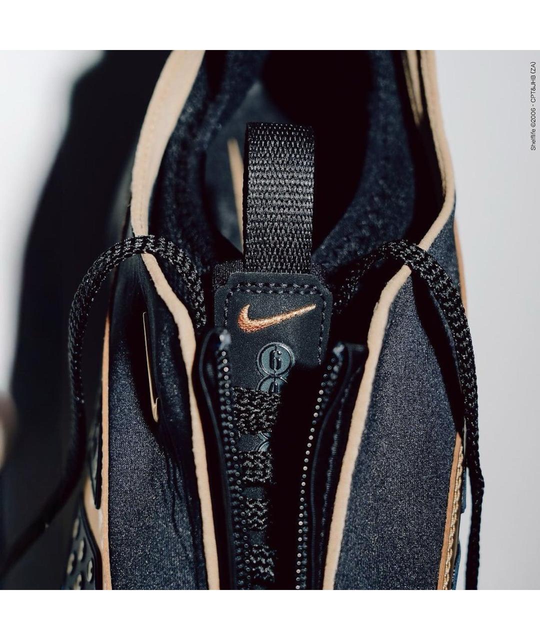 NIKE Черные низкие кроссовки / кеды, фото 5