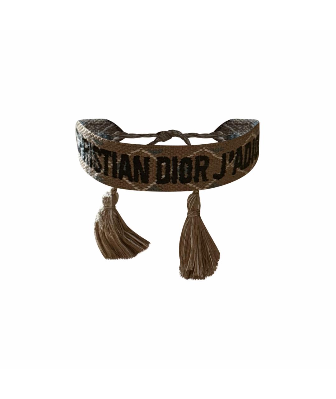 CHRISTIAN DIOR Бежевый браслет, фото 1