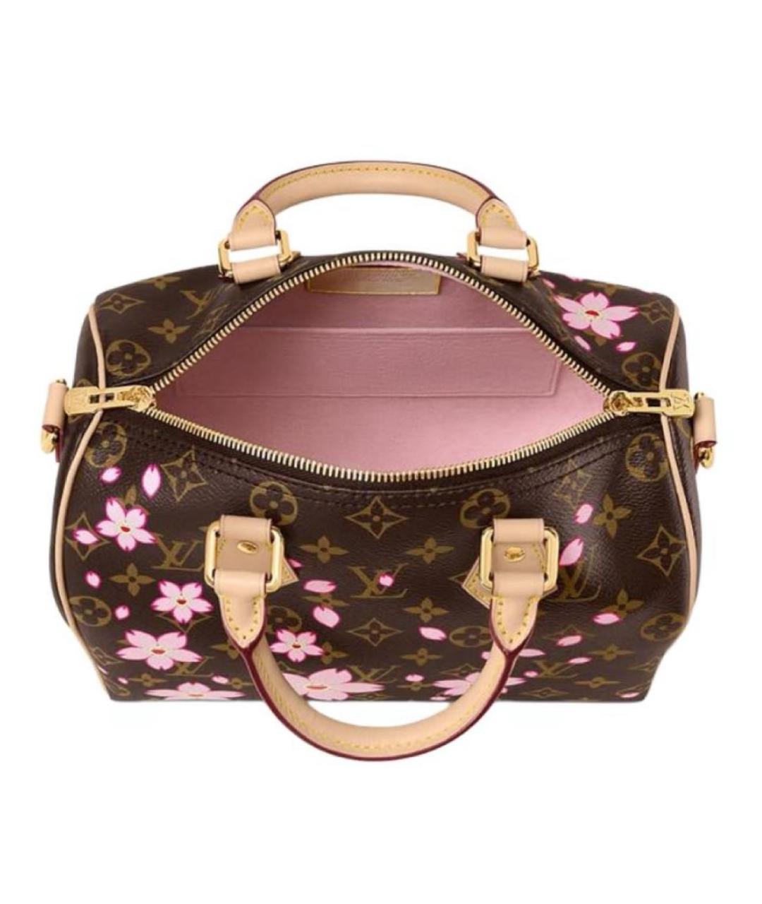 LOUIS VUITTON Коричневая сумка с короткими ручками, фото 5