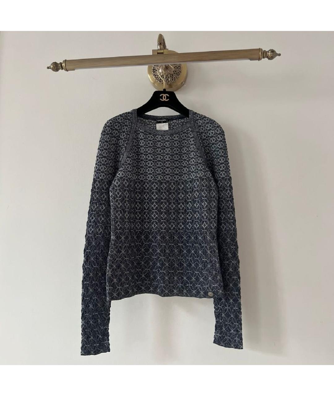 CHANEL Синий джемпер / свитер, фото 7