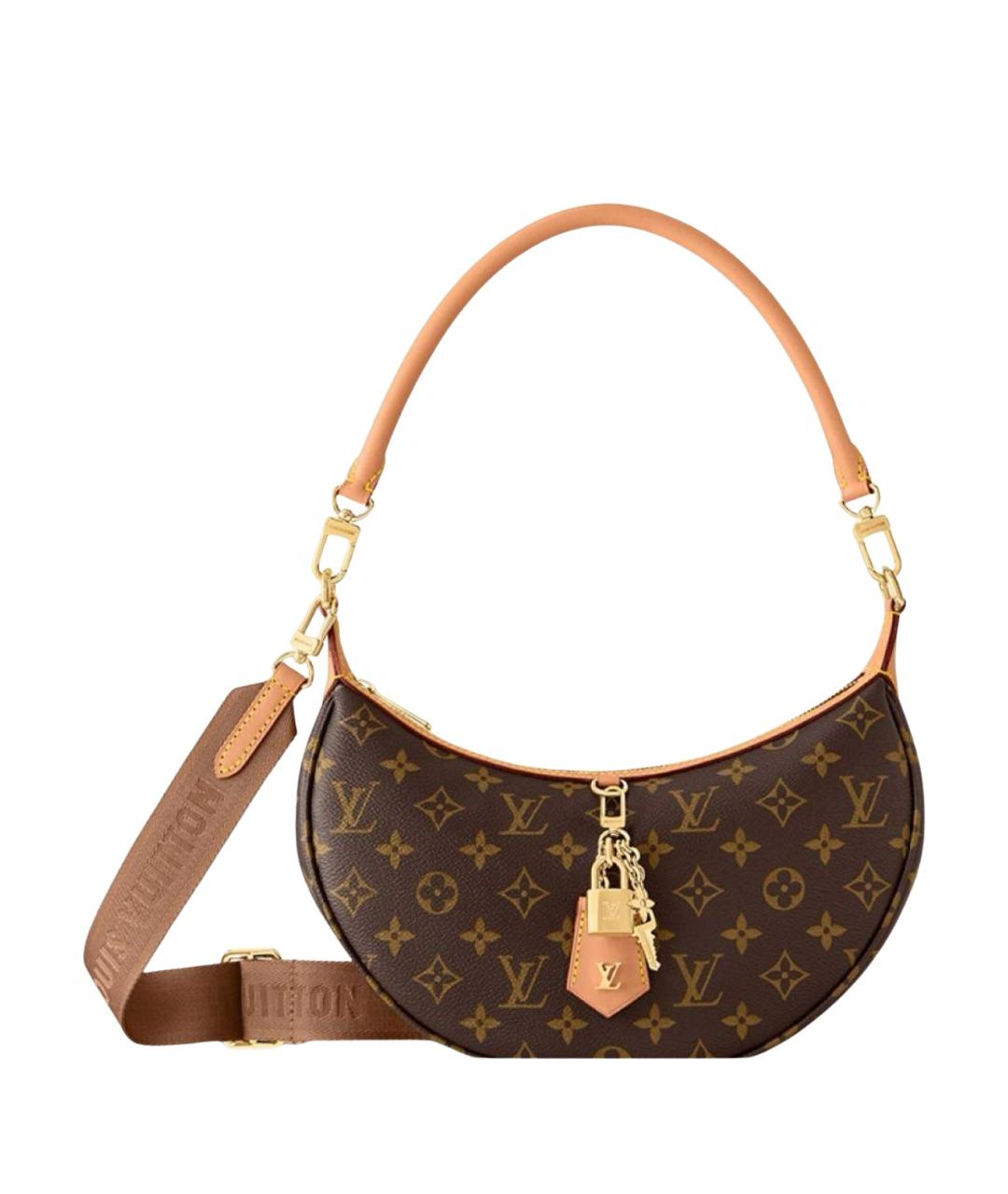 LOUIS VUITTON Коричневая сумка с короткими ручками, фото 1