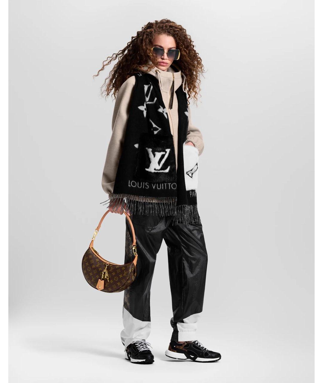 LOUIS VUITTON Коричневая сумка с короткими ручками, фото 3