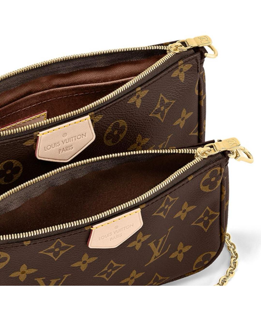 LOUIS VUITTON Коричневая сумка через плечо, фото 8