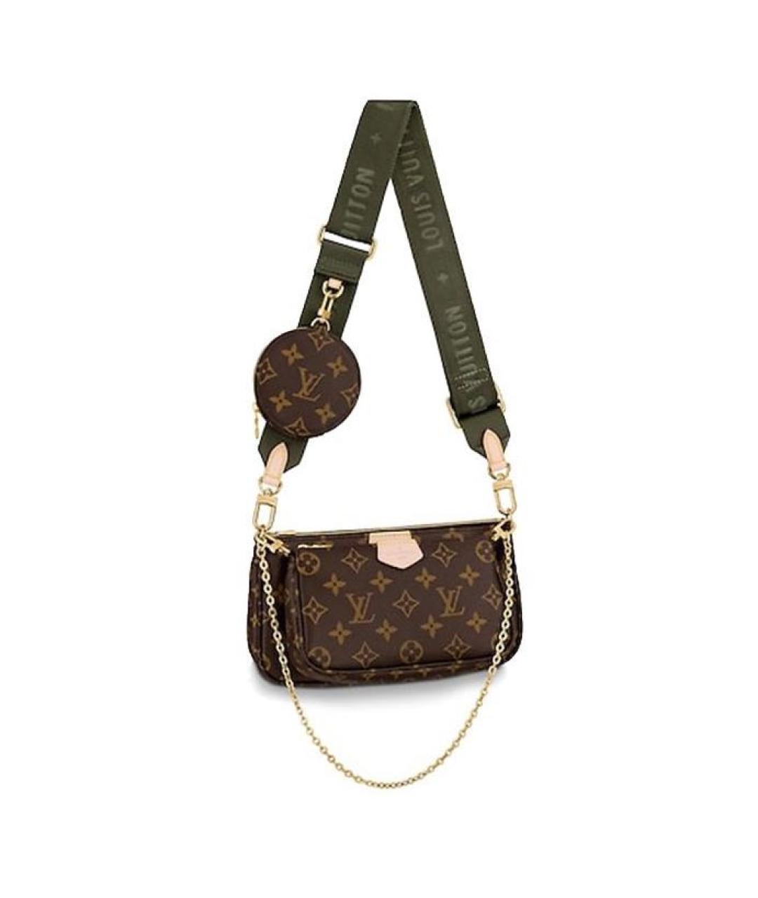 LOUIS VUITTON Коричневая сумка через плечо, фото 1