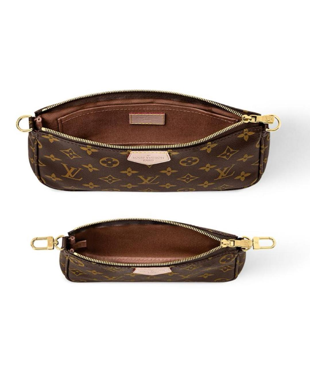 LOUIS VUITTON Коричневая сумка через плечо, фото 6