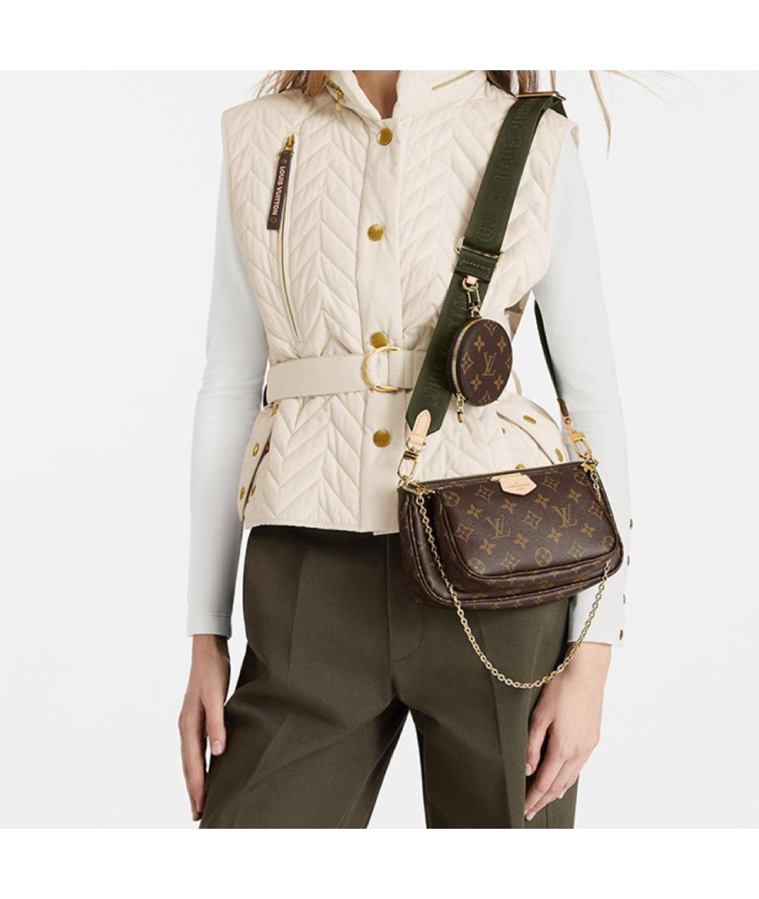 LOUIS VUITTON Коричневая сумка через плечо, фото 2