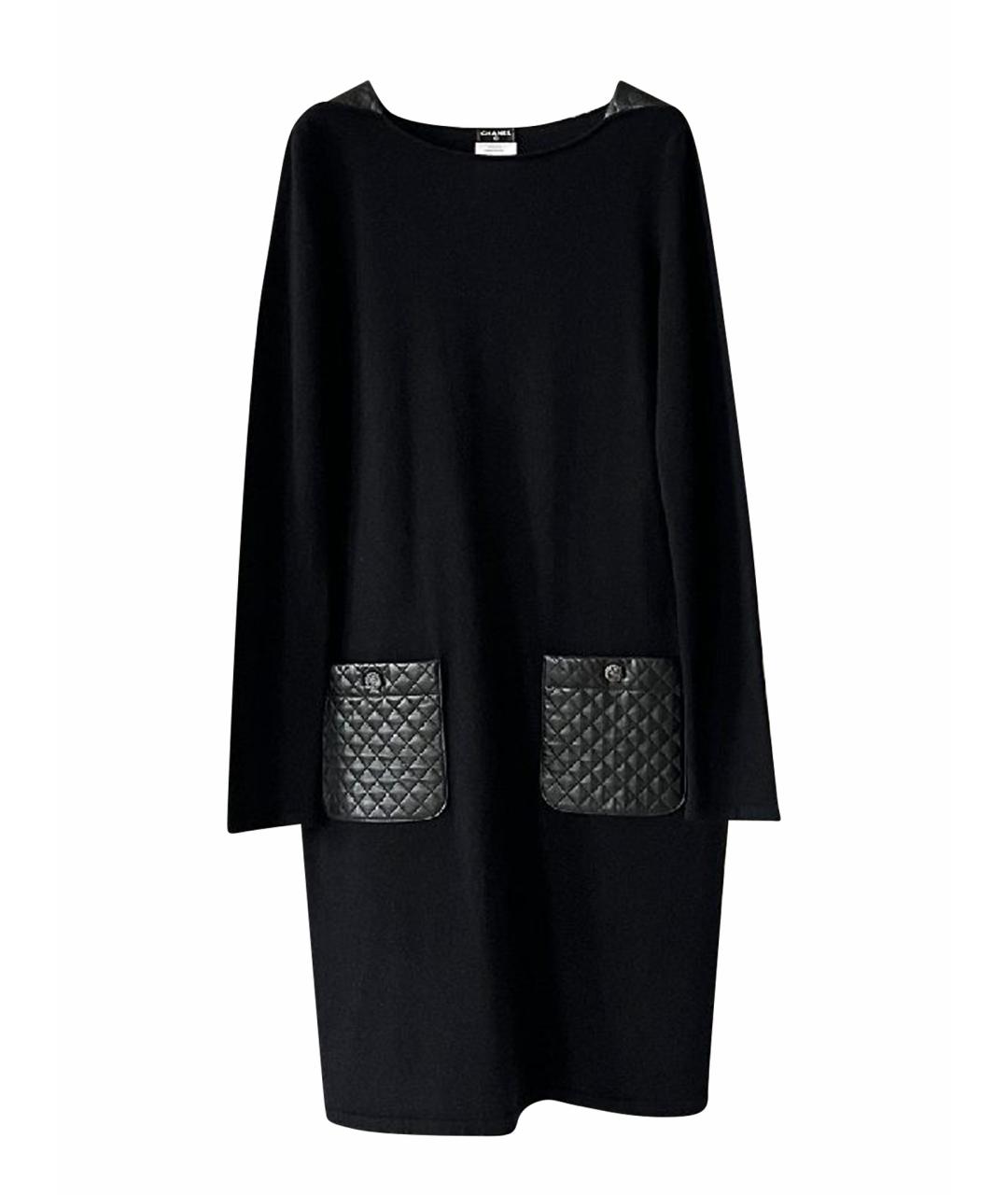 CHANEL Черное повседневное платье, фото 1