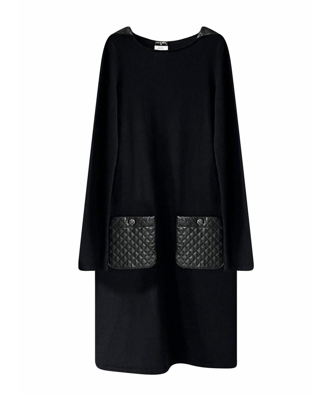 CHANEL Черное повседневное платье, фото 7
