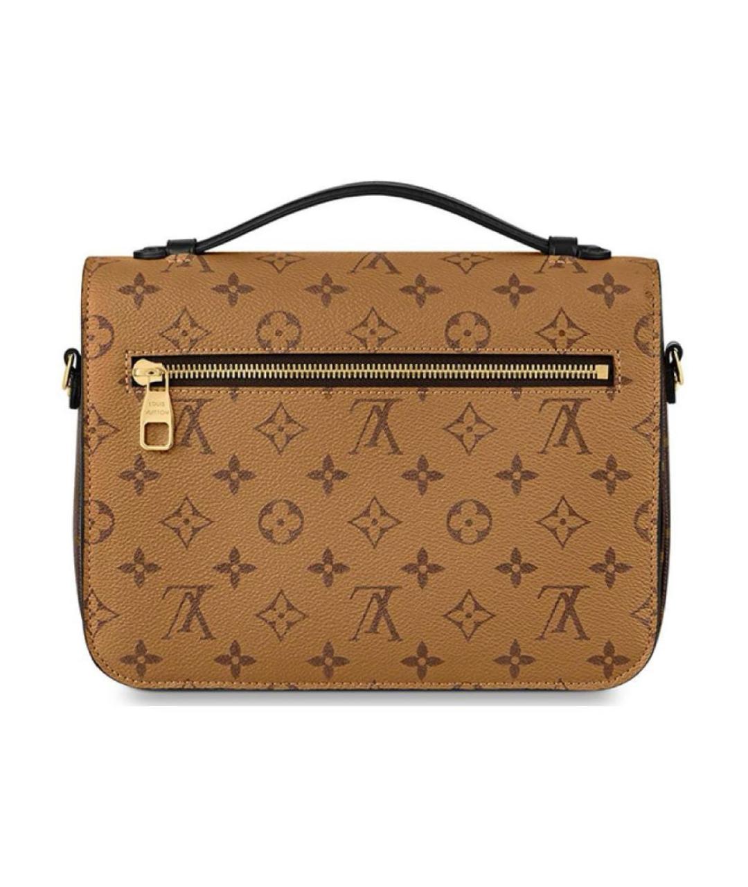 LOUIS VUITTON Коричневая сумка с короткими ручками, фото 5