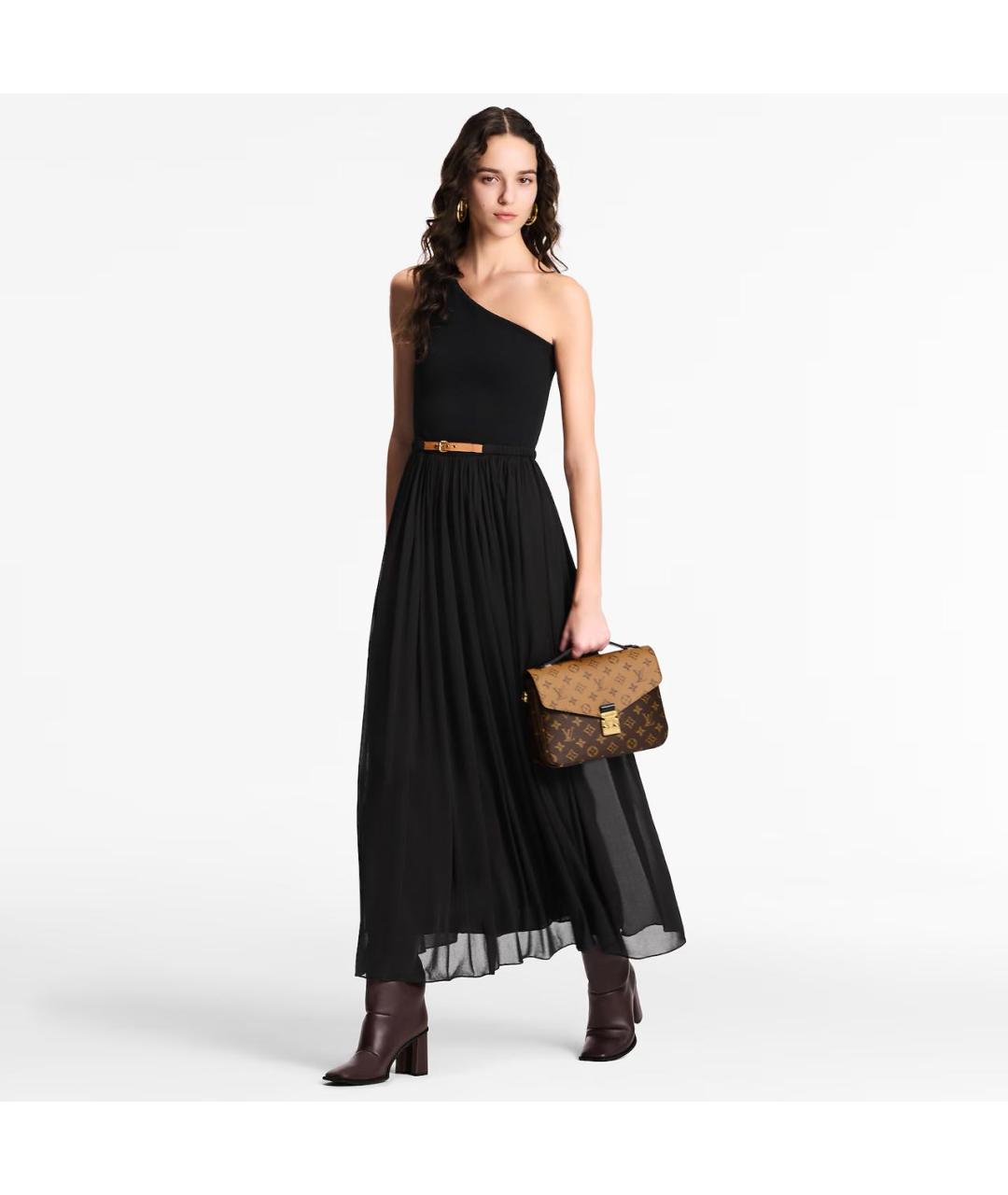 LOUIS VUITTON Коричневая сумка с короткими ручками, фото 3