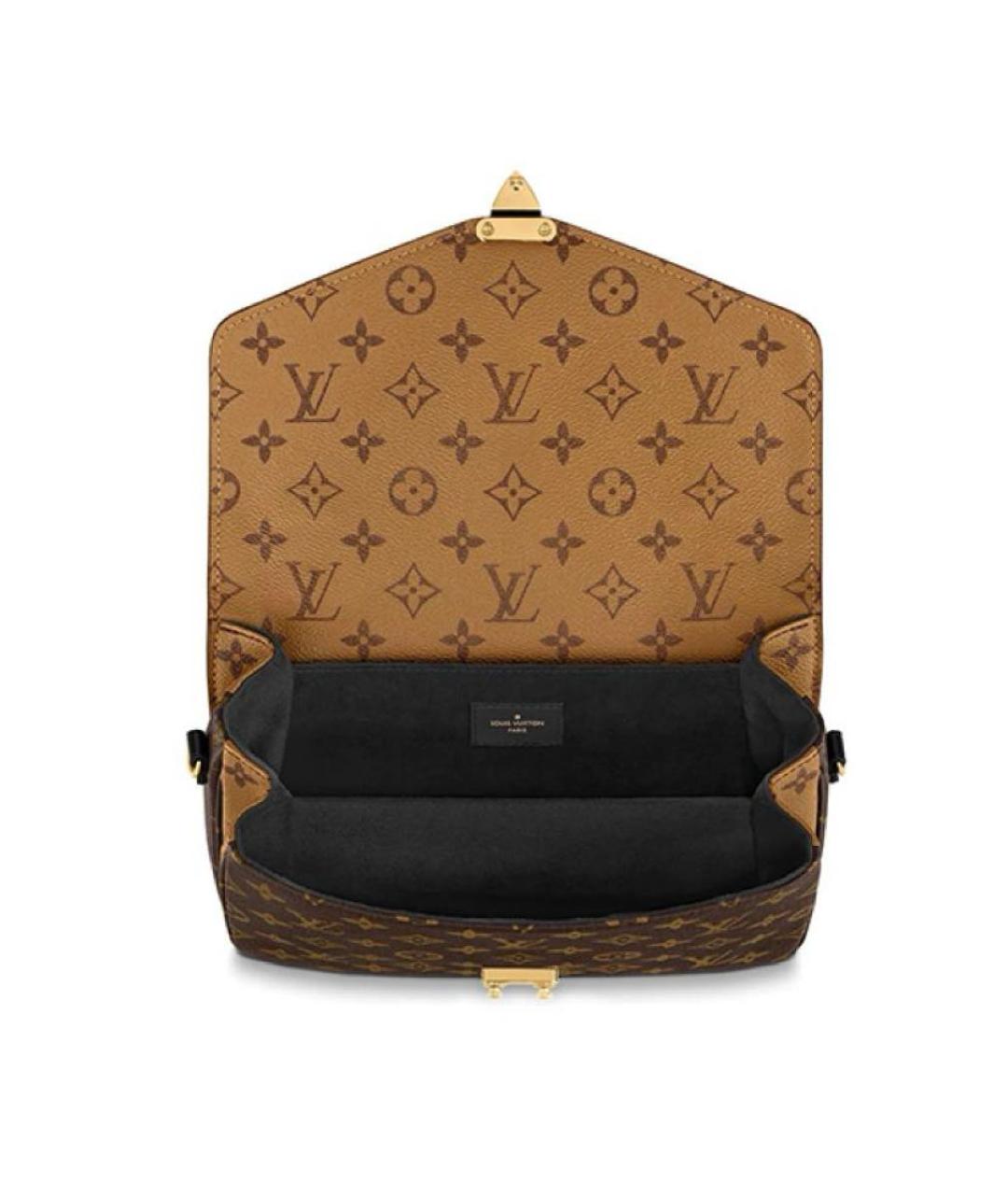 LOUIS VUITTON Коричневая сумка с короткими ручками, фото 6