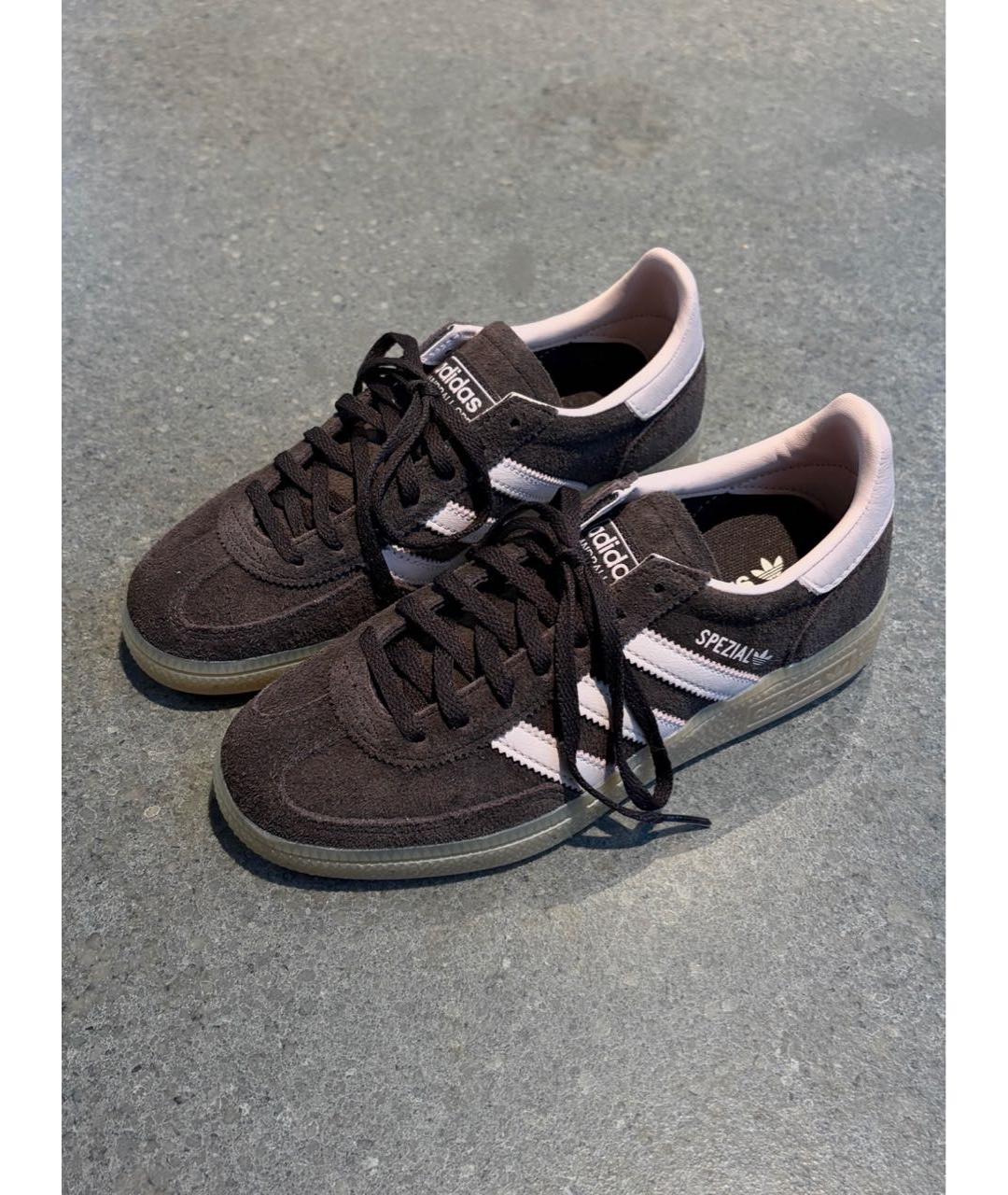 ADIDAS Коричневые замшевые кеды, фото 3