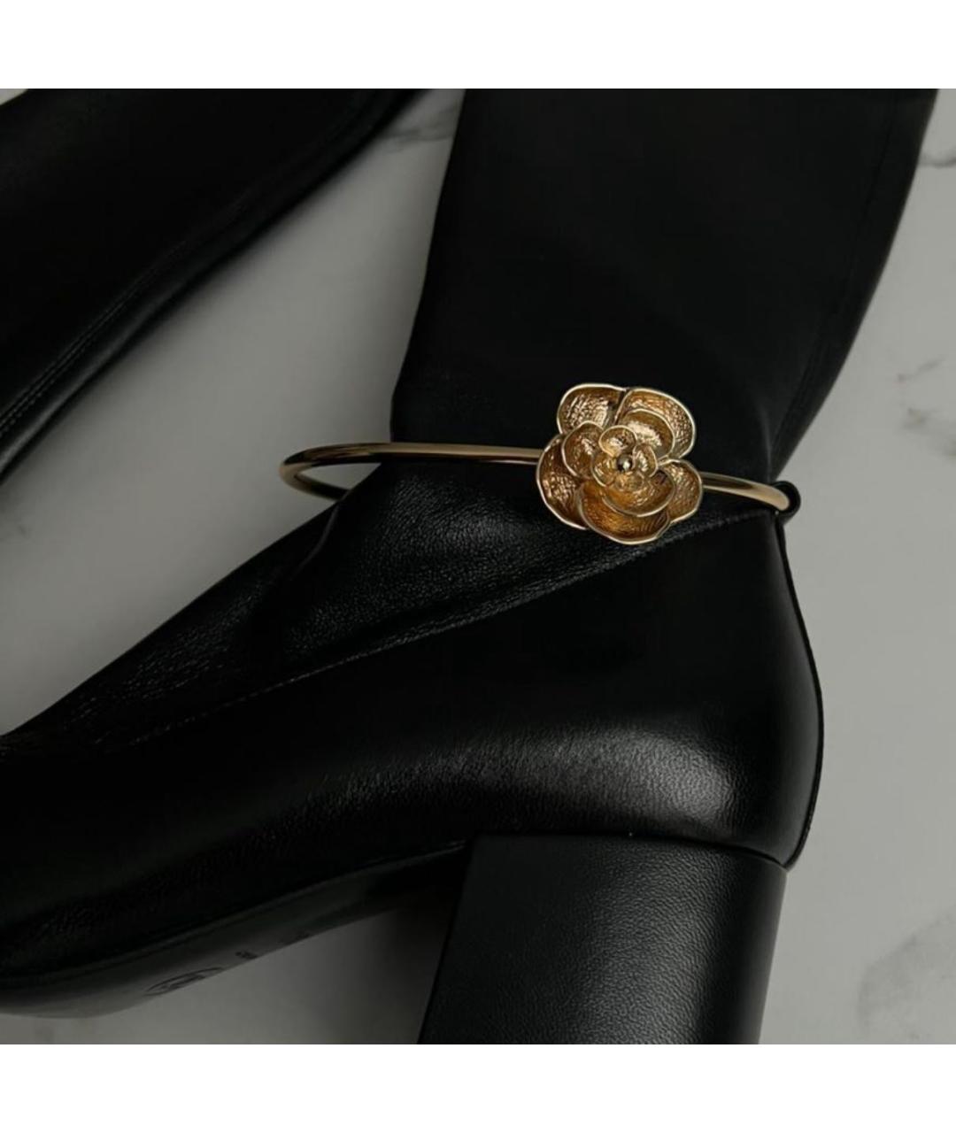CHANEL Черные кожаные сапоги, фото 5