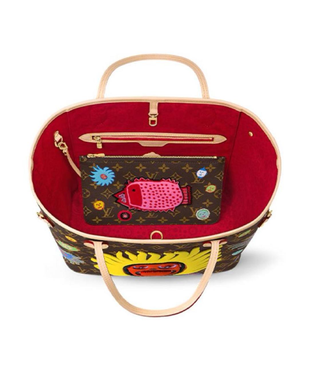 LOUIS VUITTON Коричневая сумка тоут, фото 4