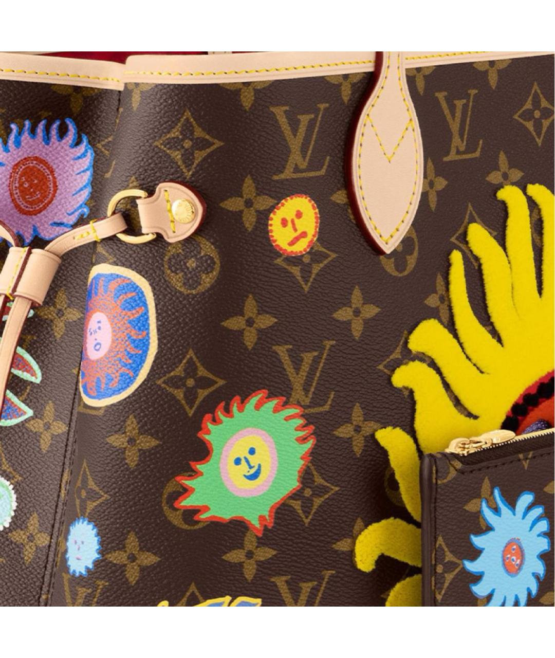 LOUIS VUITTON Коричневая сумка тоут, фото 5