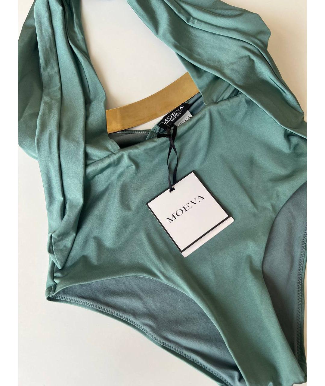 MOEVA Зеленый полиамидовый купальник, фото 3