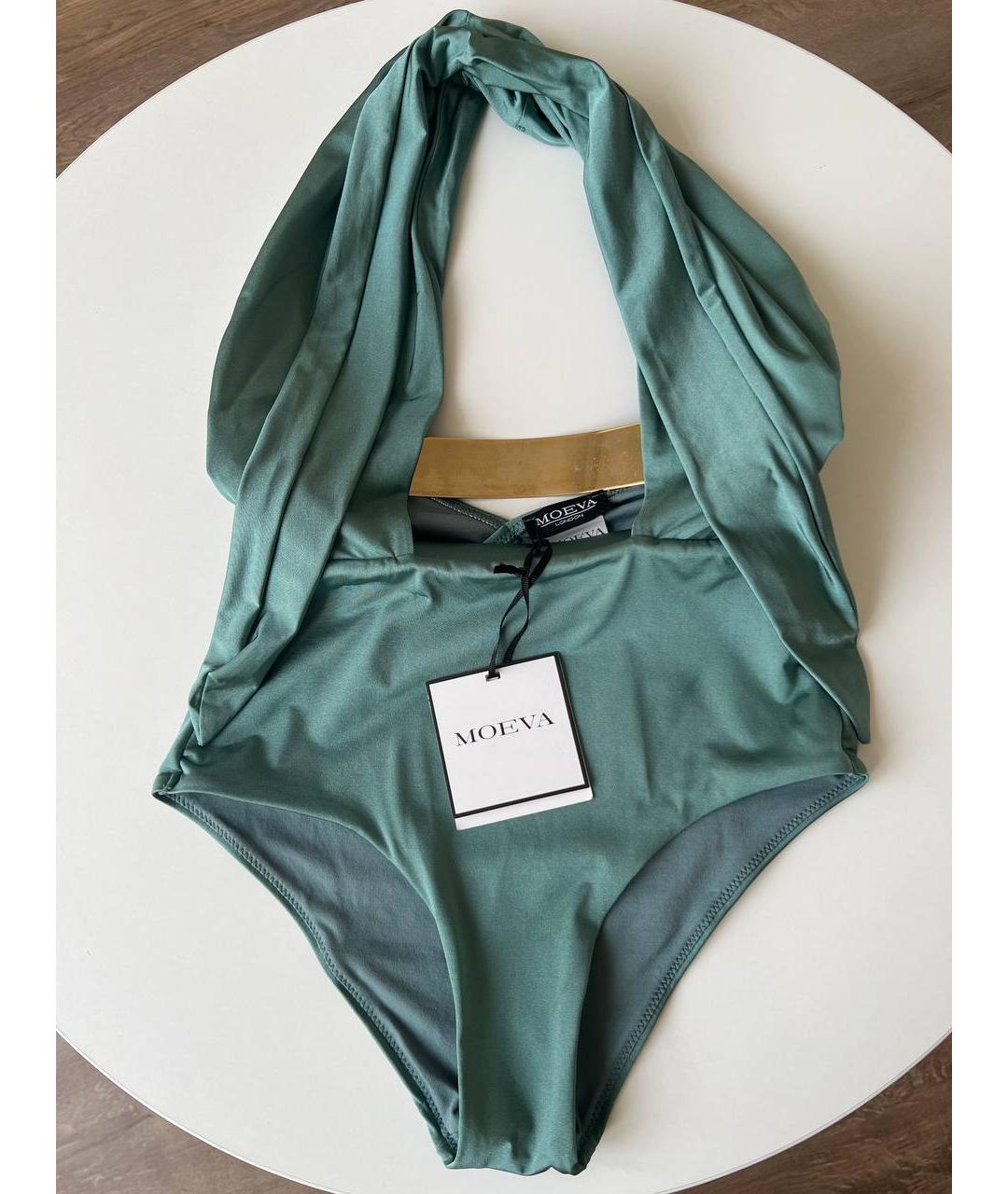 MOEVA Зеленый полиамидовый купальник, фото 2