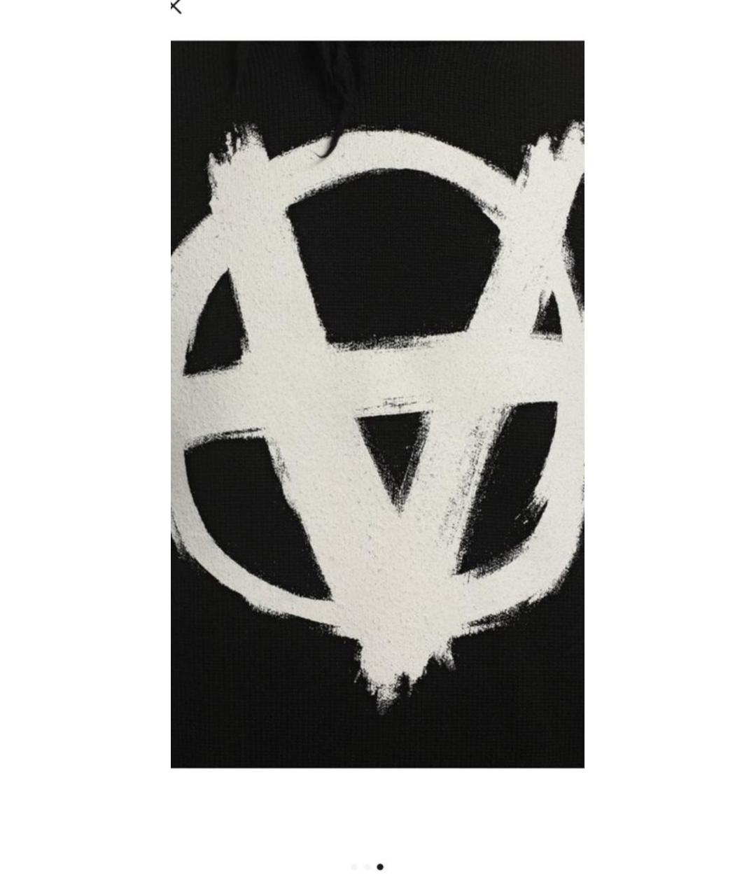 VETEMENTS Черный шерстяной джемпер / свитер, фото 3