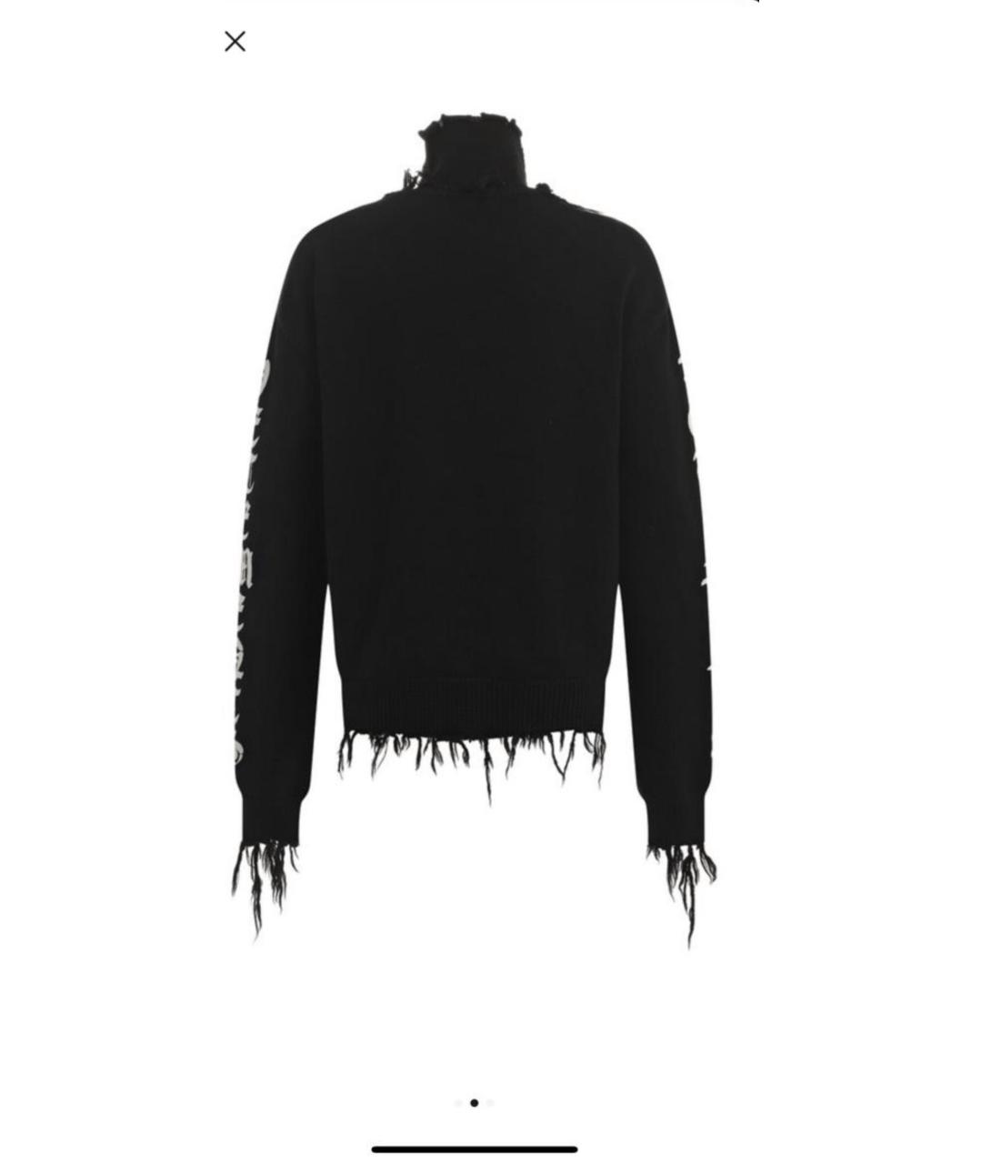 VETEMENTS Черный шерстяной джемпер / свитер, фото 2