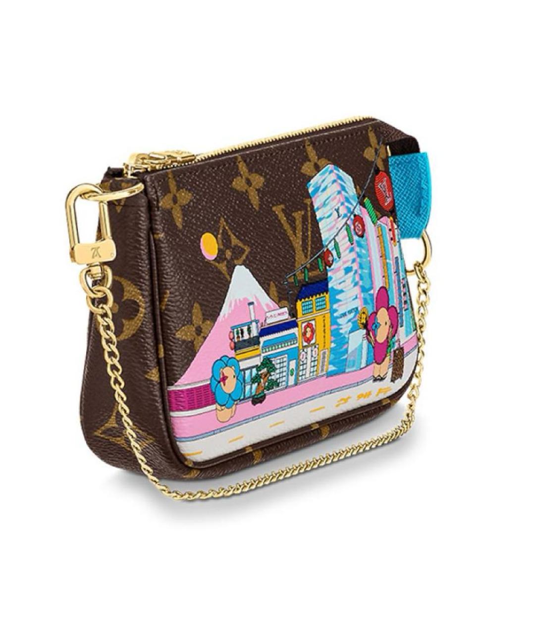 LOUIS VUITTON Коричневая сумка с короткими ручками, фото 3