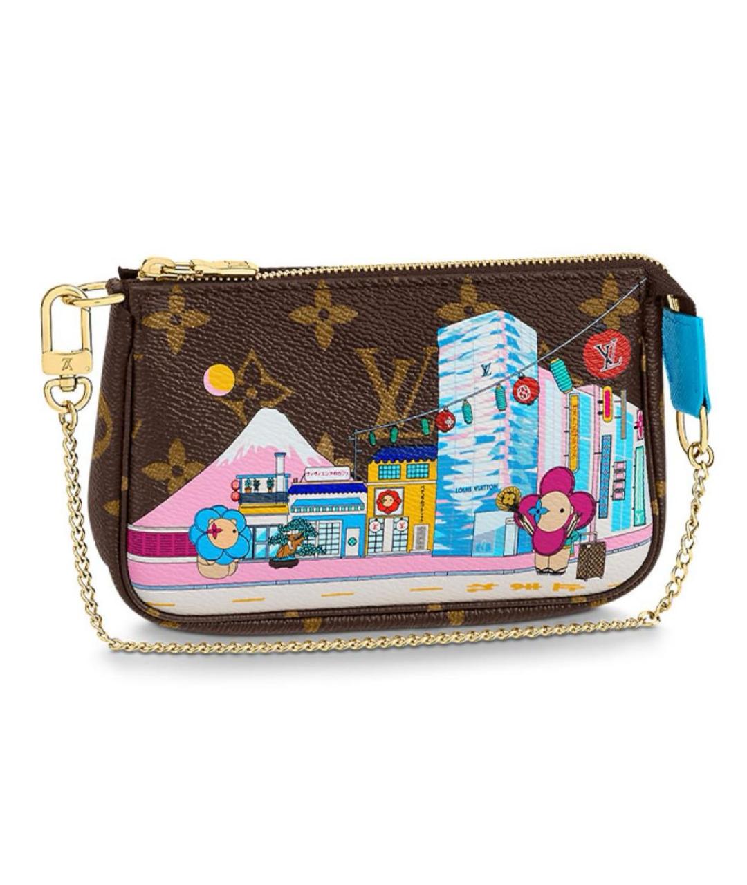 LOUIS VUITTON Коричневая сумка с короткими ручками, фото 7