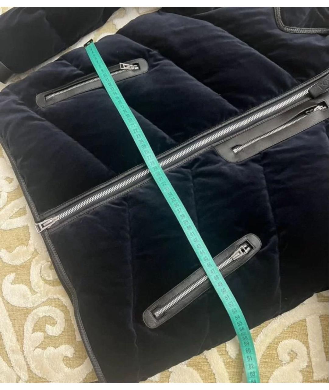 TOM FORD Темно-синий бархатный пуховик, фото 3