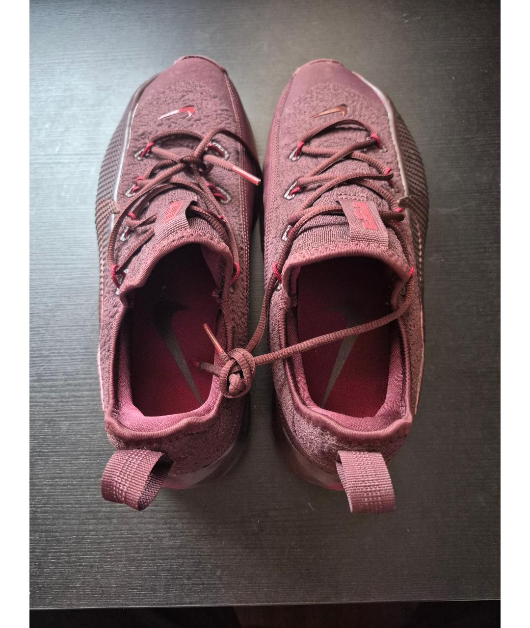 NIKE Красные синтетические низкие кроссовки / кеды, фото 3