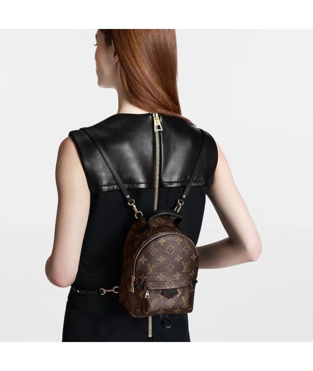 LOUIS VUITTON Коричневый рюкзак, фото 2