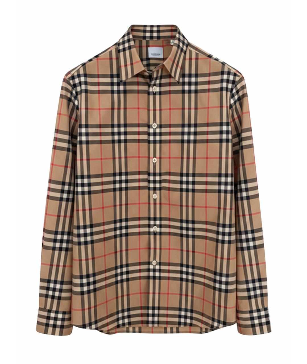BURBERRY Мульти хлопковая кэжуал рубашка, фото 1