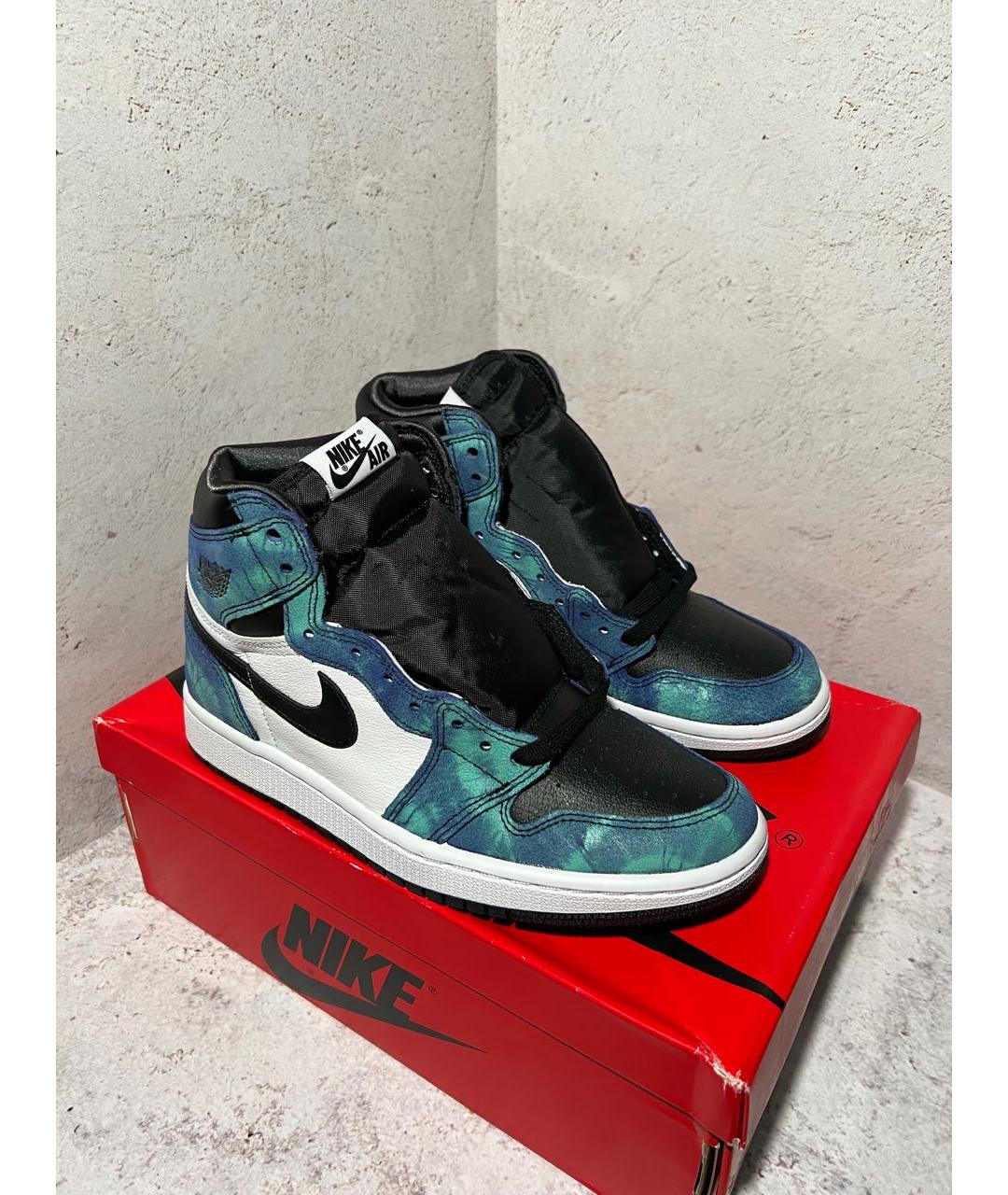 JORDAN Мульти кожаные кроссовки, фото 2