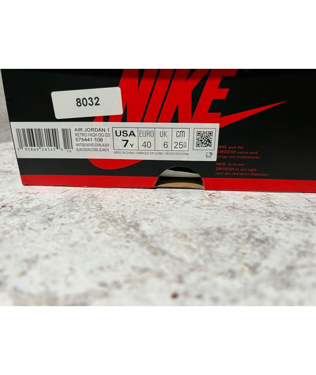 JORDAN Мульти кожаные кроссовки, фото 6