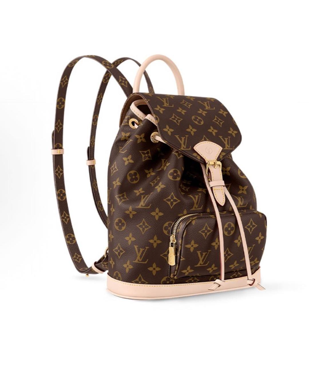 LOUIS VUITTON Коричневый рюкзак, фото 4