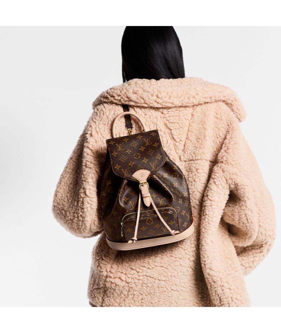 LOUIS VUITTON Коричневый рюкзак, фото 2