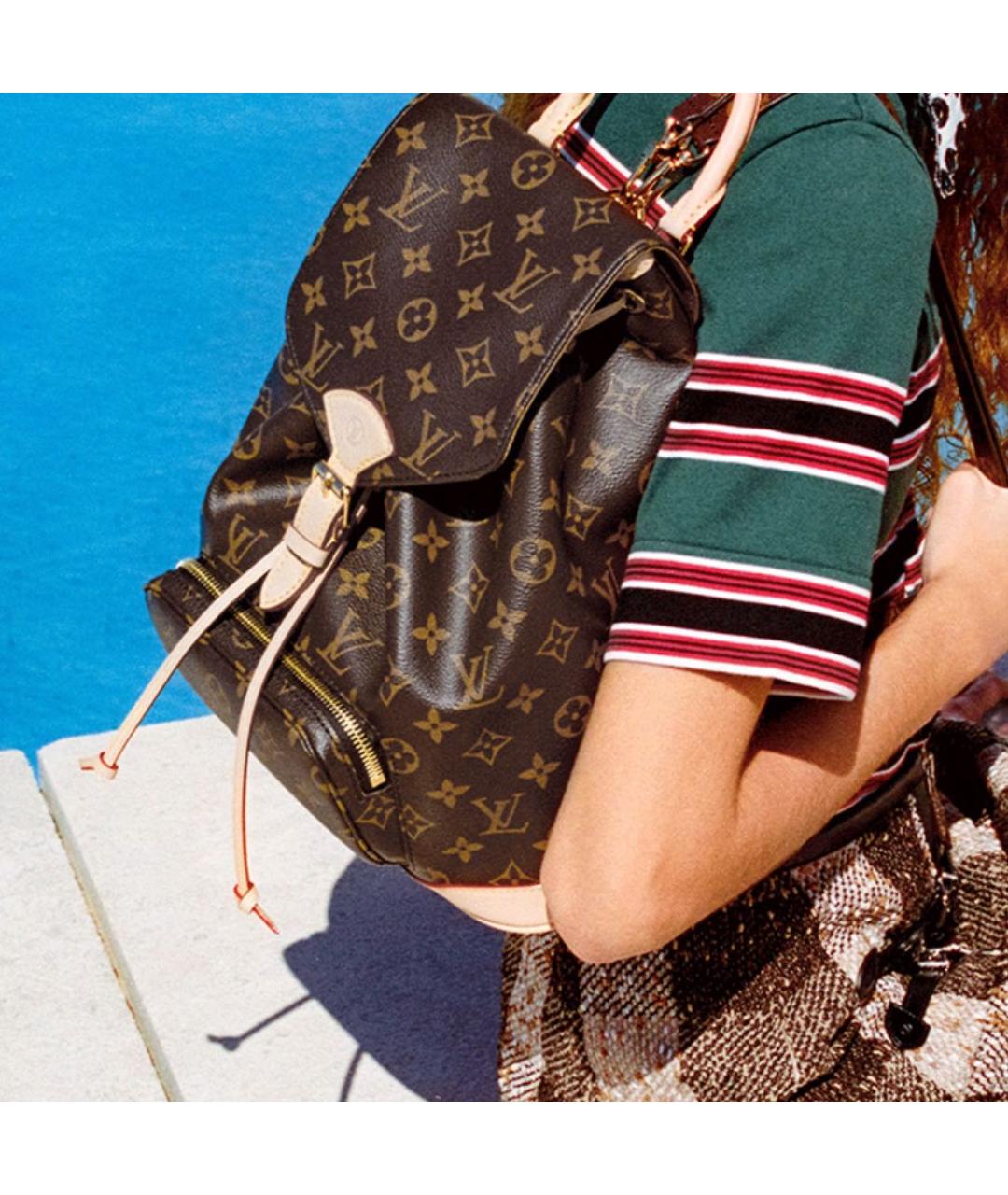 LOUIS VUITTON Коричневый рюкзак, фото 3