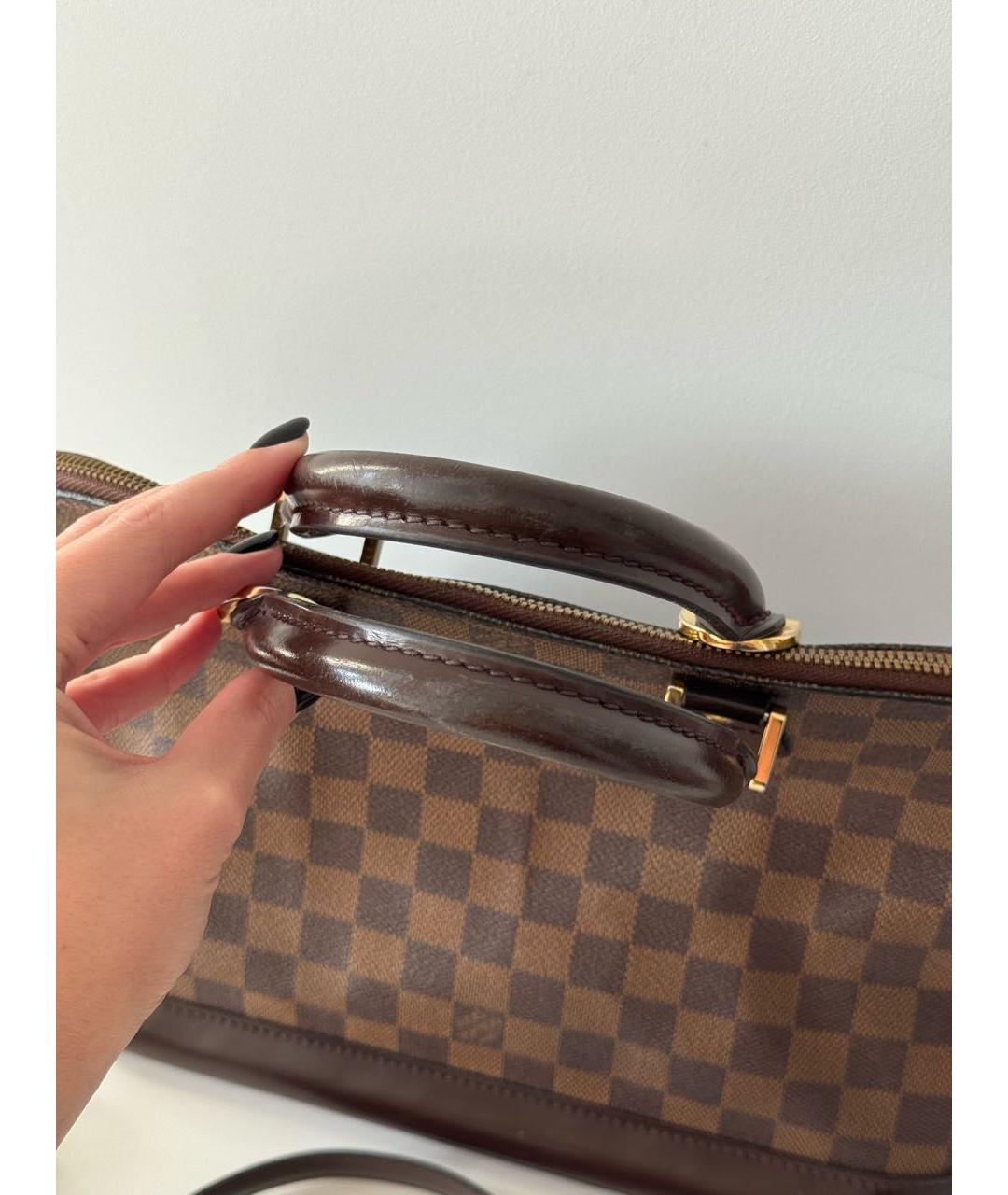 LOUIS VUITTON Коричневая сумка с короткими ручками, фото 6