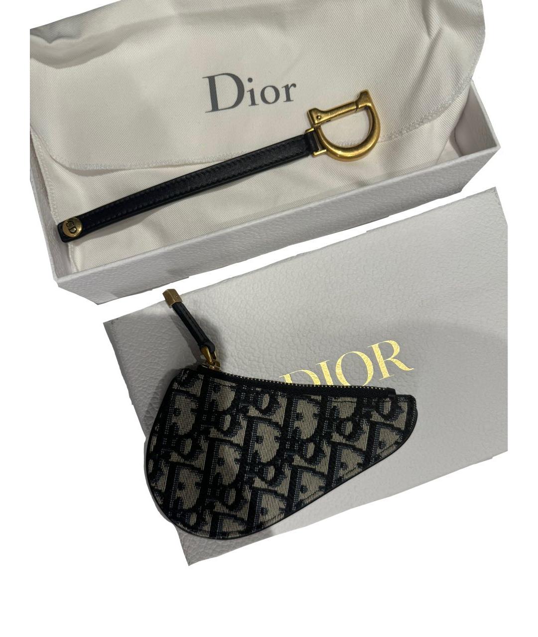 CHRISTIAN DIOR Темно-синий кошелек, фото 2