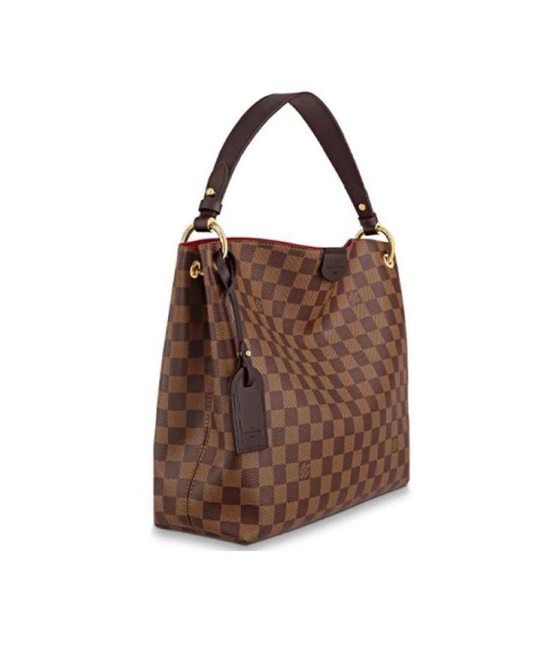 LOUIS VUITTON BEAUTY Коричневая сумка тоут, фото 4