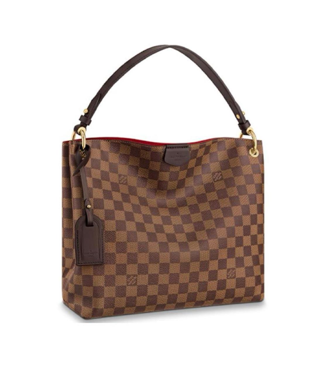 LOUIS VUITTON BEAUTY Коричневая сумка тоут, фото 1