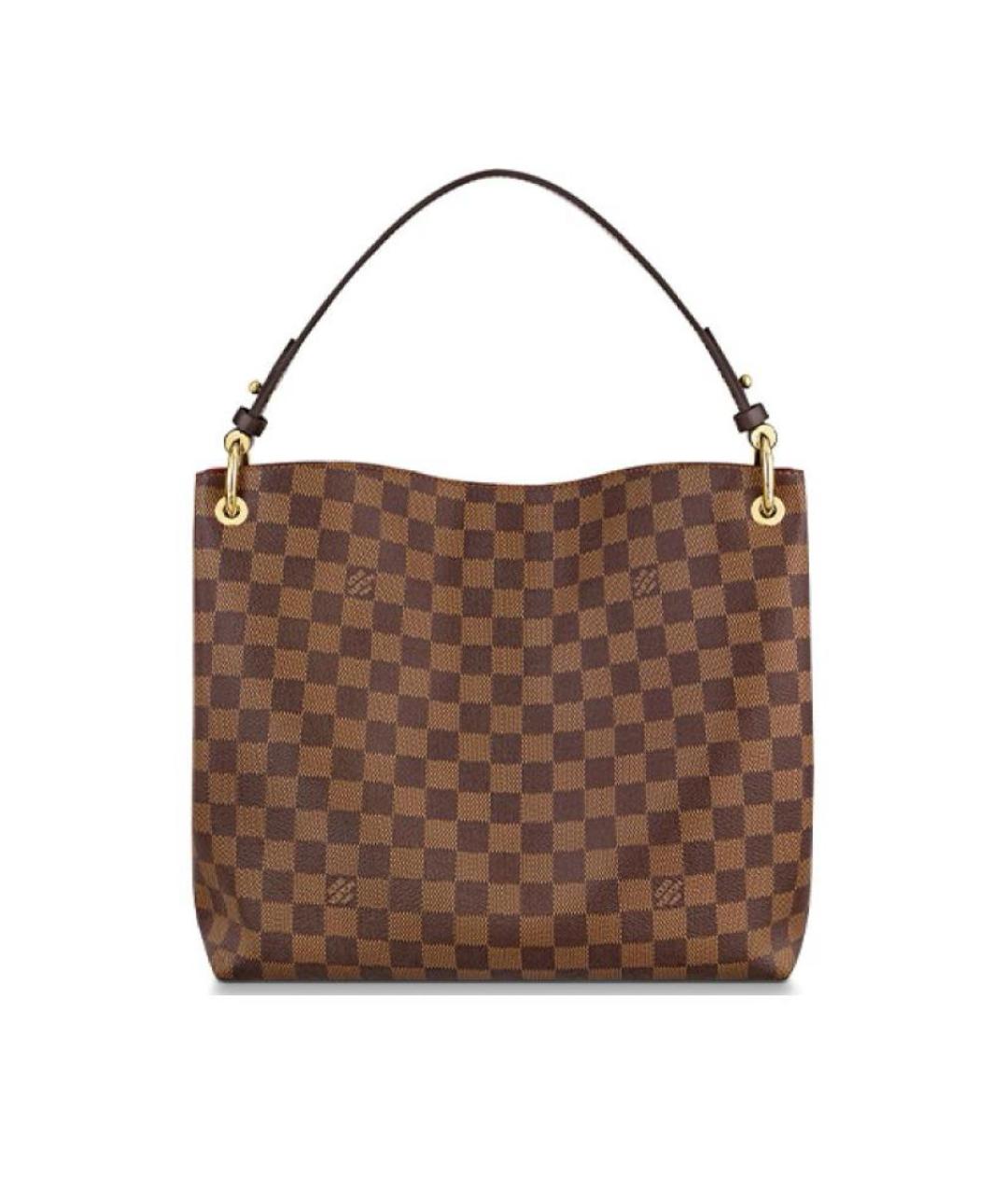 LOUIS VUITTON BEAUTY Коричневая сумка тоут, фото 5