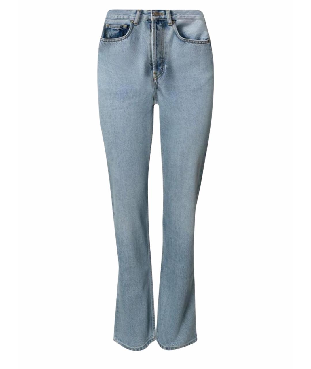 PERVERT Голубые прямые джинсы, фото 1